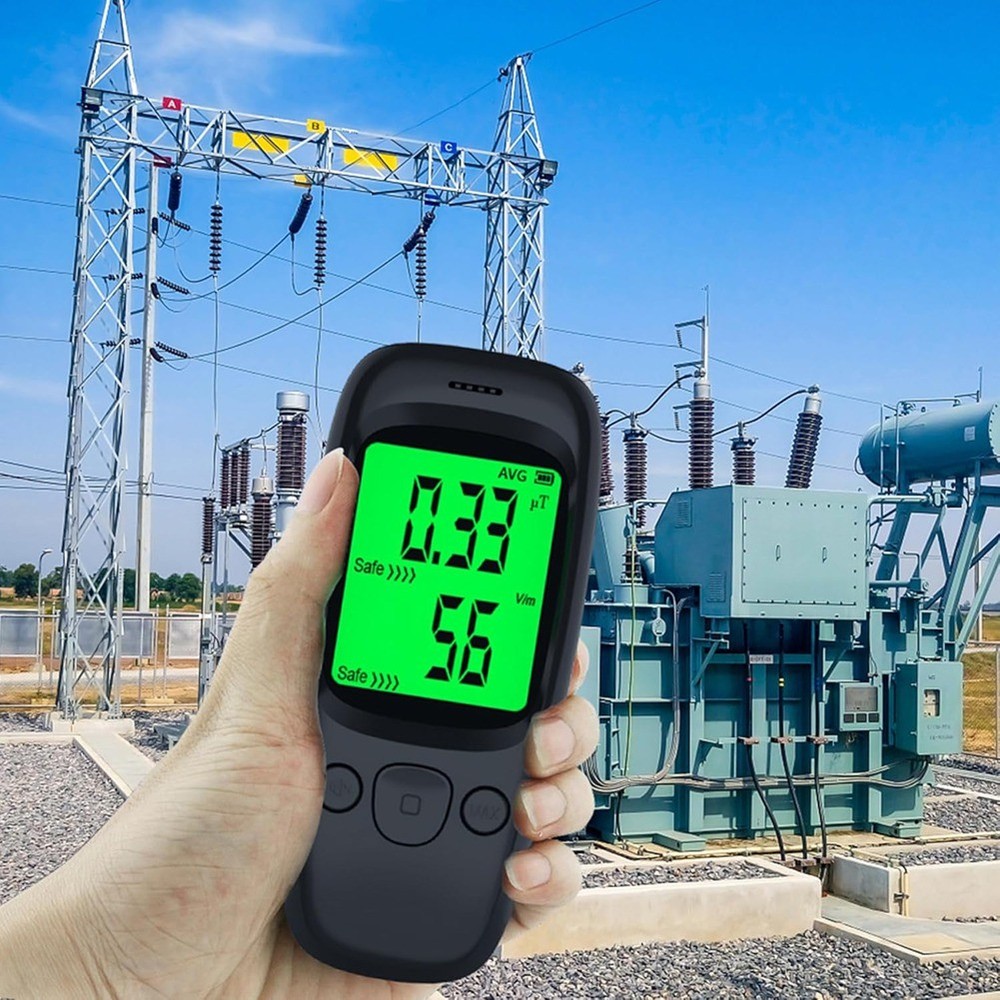 Nuclear Detector LCD Display Geiger Counter Detector with Average/ Mode9908