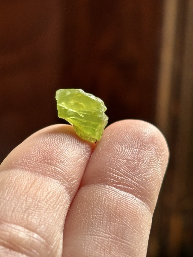 Raw Peridot Specimen 1.5grams