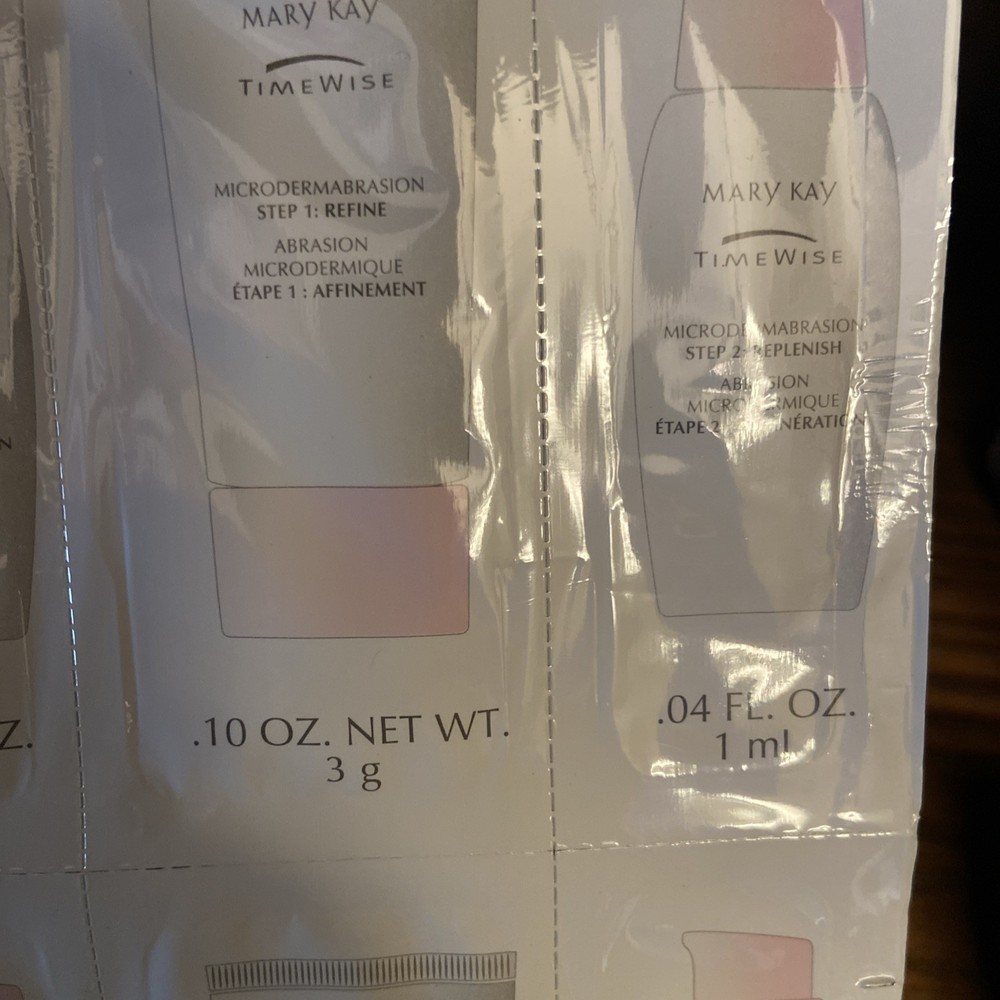 6 Mary Kay Timewise Microdermabrasion Step 1 Refine Step 2 Replenish Samples