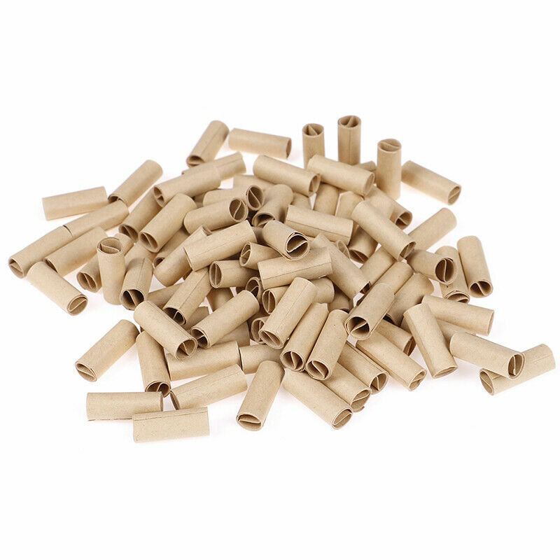 120x/box Pre Rolled Natural Unrefined Cigarette Filter Rolling Paper Tips 7mm US