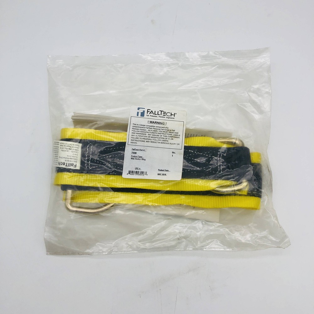 Falltech 7336 Web Anchor Sling 3ft Pass Through 1-3/4'' Load Bearing Webbing