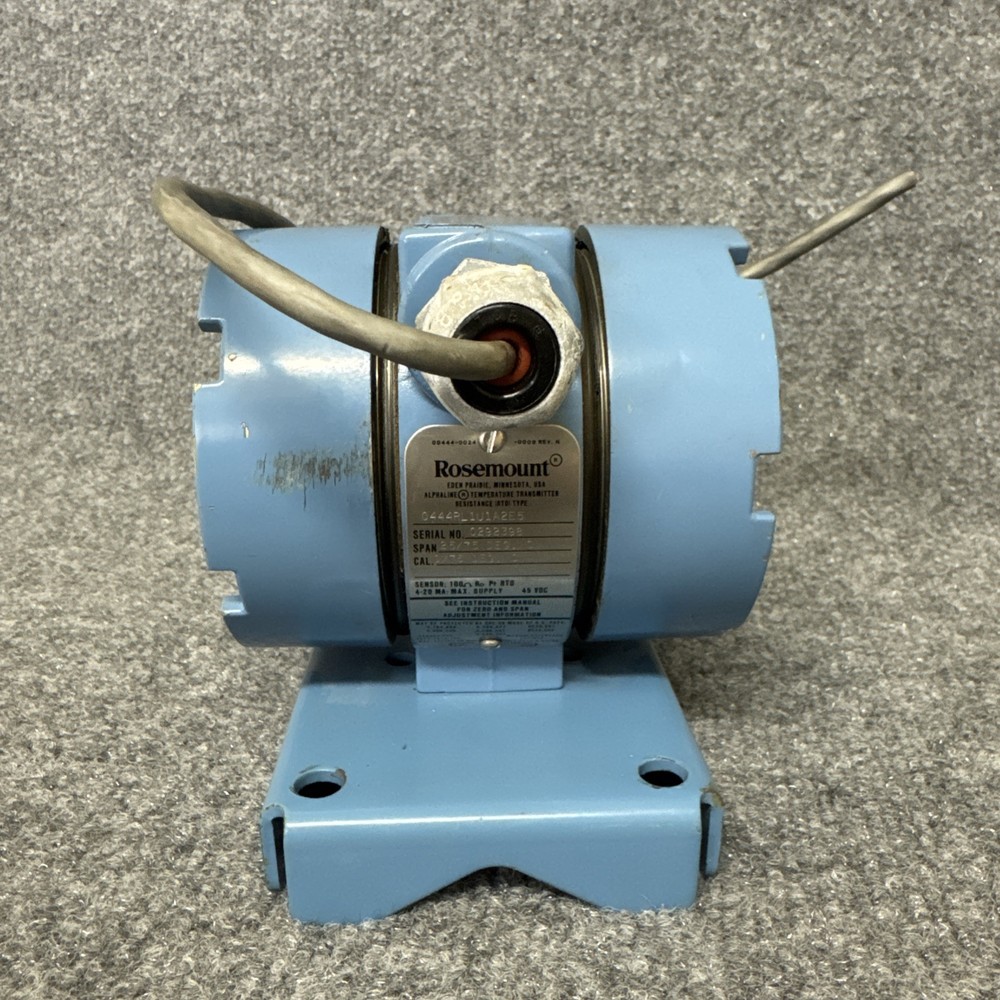 Rosemount 0444RL1U1A2E5 Alphaline Temperature Transmitter
