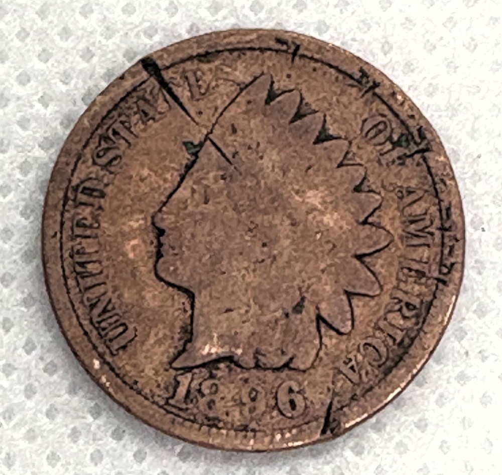 1896 Indian Head Cent 1c