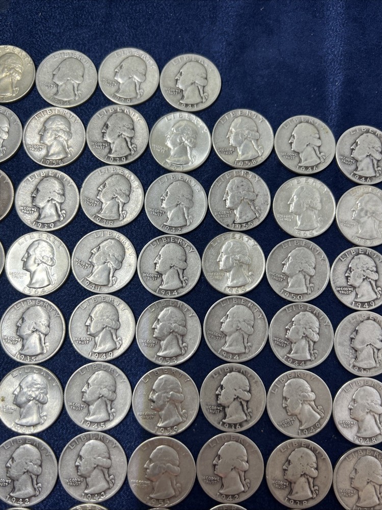 (75) WASHINGTON QUARTERS| 90% SILVER | LOT Z-252