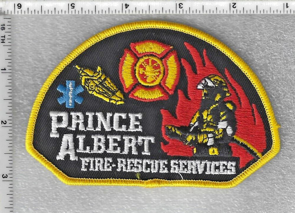 Prince Albert Fire - Rescue Services  (Saskatchewan, Canada)  Shoulder Patch