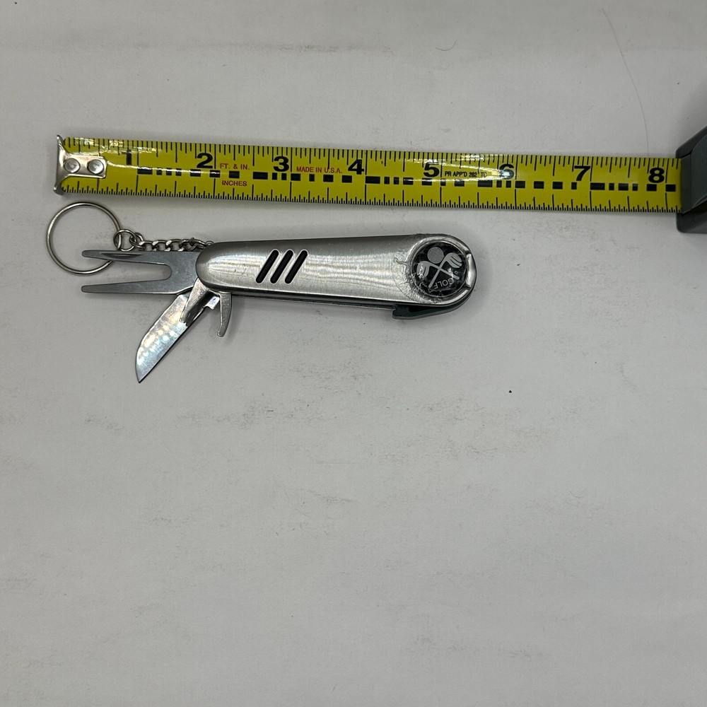 Golf Divot Stainless Folding Pocket Knife Steel