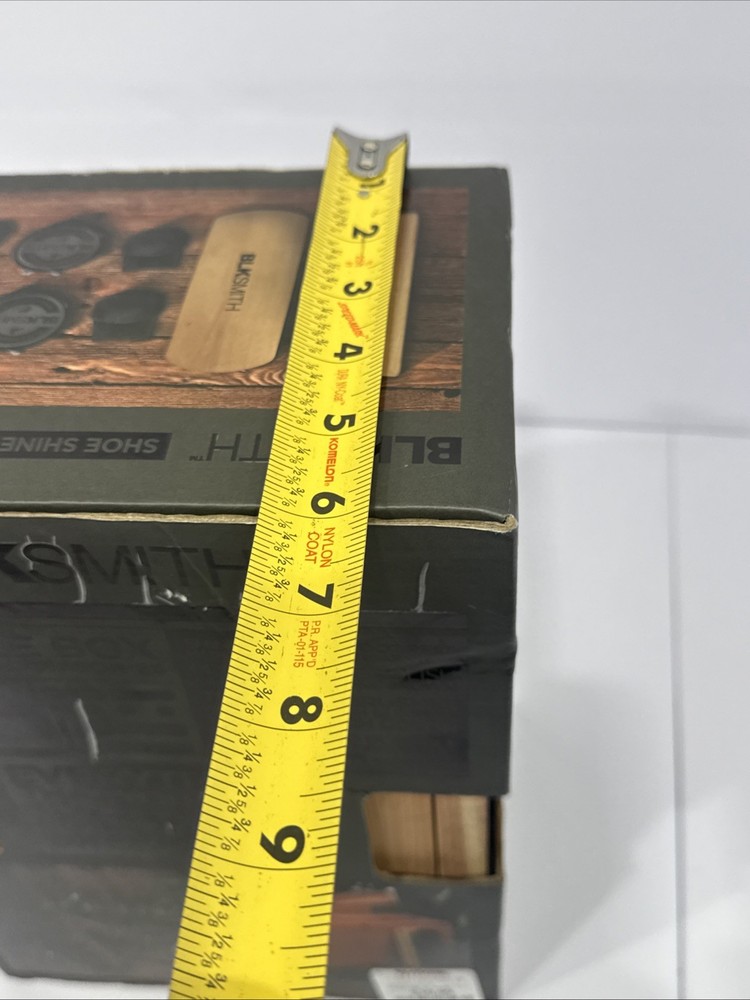 BLKSMITH SHOE SHINE BOX CEDAR BOX WITH ACCESSORIES
