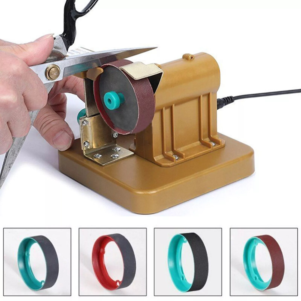 Professional Scissors Sharpener Fixed Angle Tool 400-1000# Sand Ring Tools