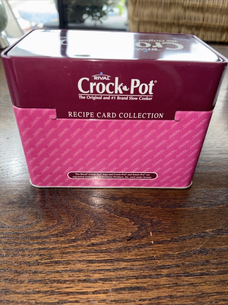 Rival Crock Pot Recipe 75 Card Collection