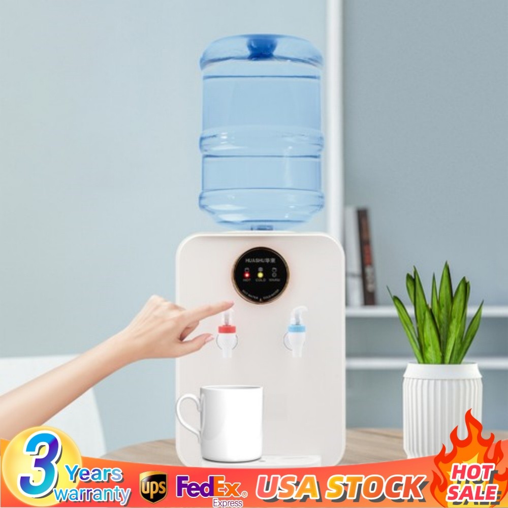 500ml Electric Top Loading Hot/Cold Water Dispenser Countertop Drinking Machine