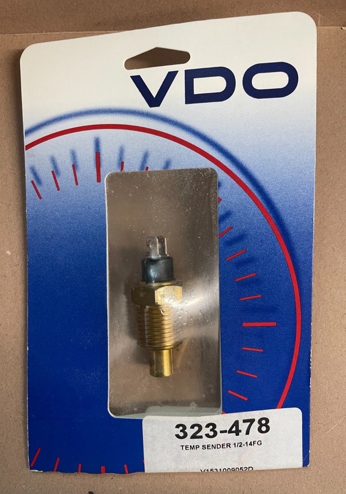 VDO Temperature Sender 1/2-14FG, Part # 323-478