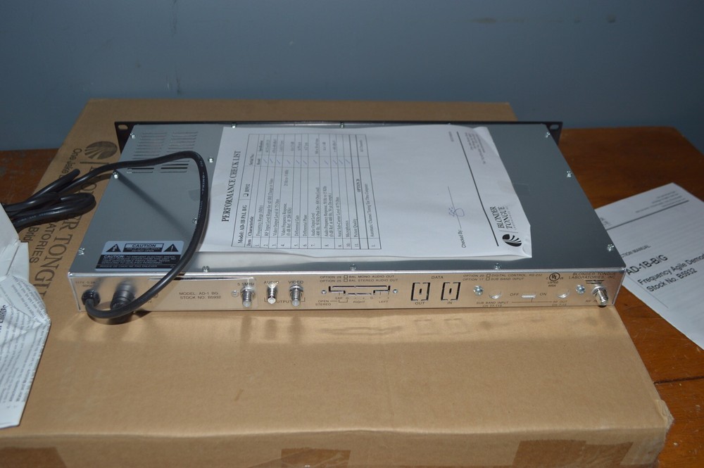 BLONDER TONGUE AD-1B Agile Demodulator