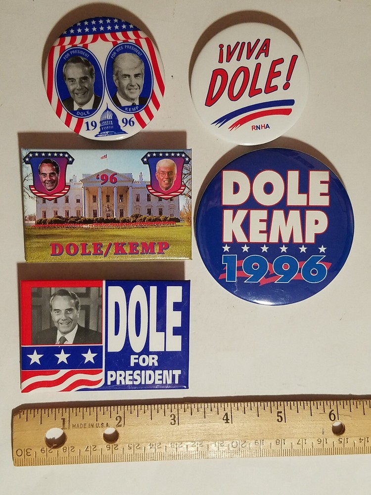 5 Dole Pinback Buttons