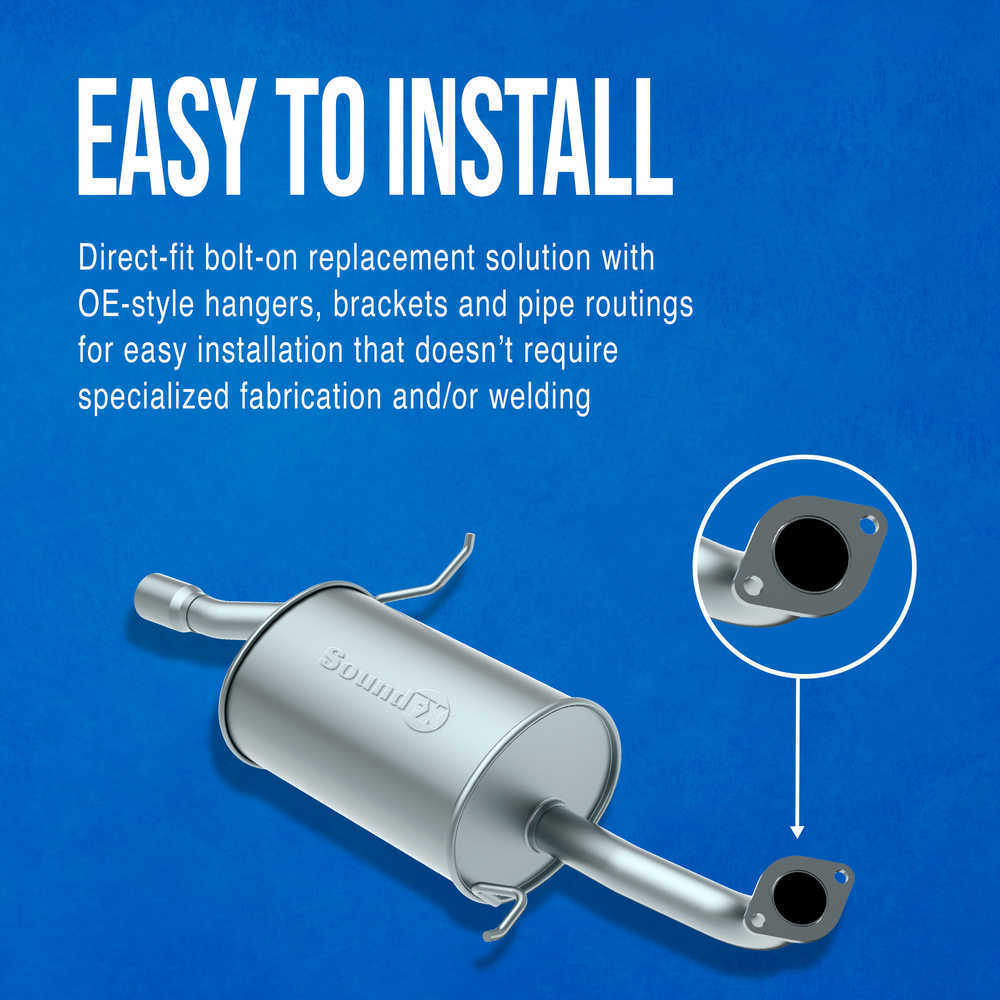 Direct Fit Muffler Walker 18827