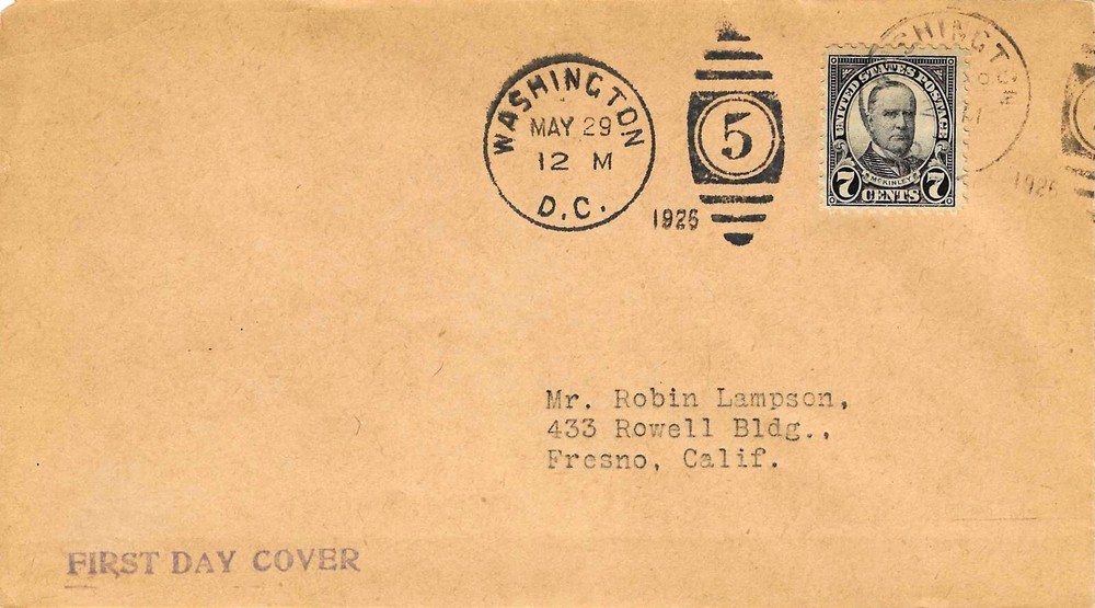FDC  #588 --  7c McKinley--    5/29/26