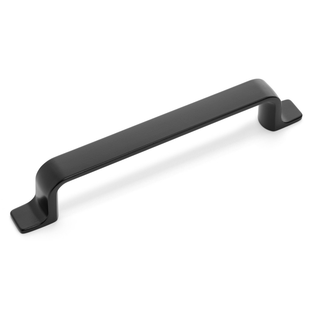 Cosmas Cabinet Hardware Flat Black Modern Handle Pull #14901-96FB