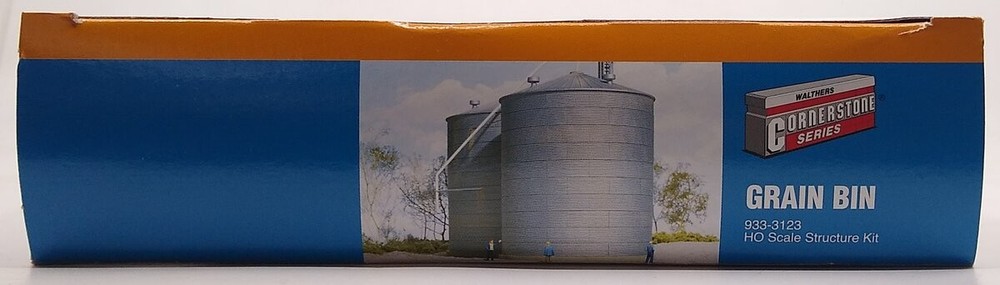 Walthers 933-3123 HO Grain Storage Bin Structure Building Kit