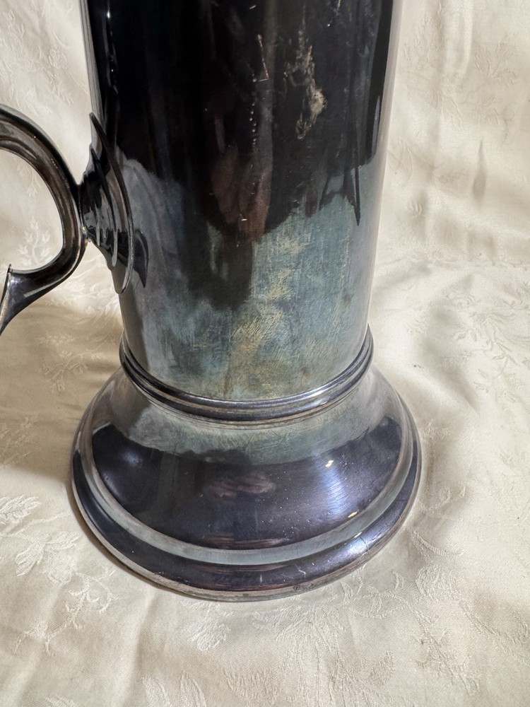Reed & Barton Antique Silverplate Stein Tankard Gothic Barware