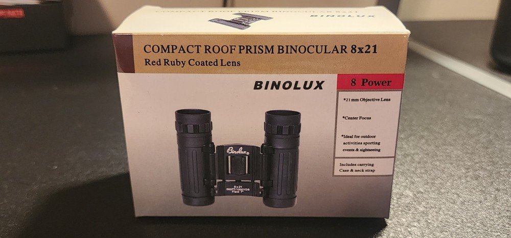 Binolux 8x21 Compact Field Glasses/Binoculars
