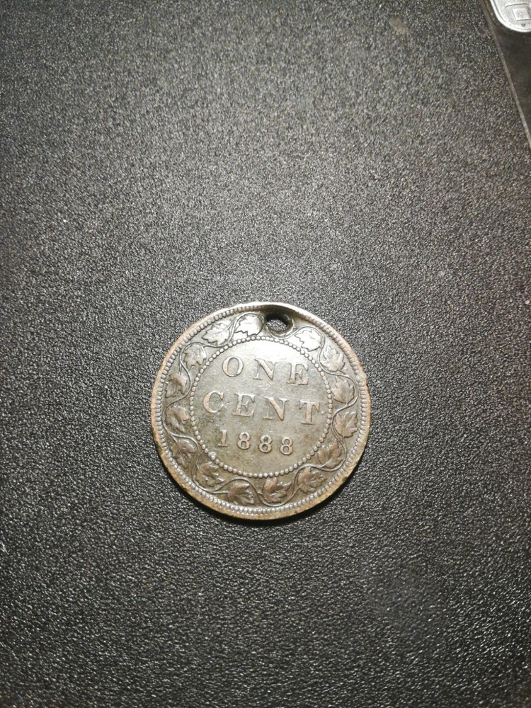 1888 Canada Victoria One Cent Coin