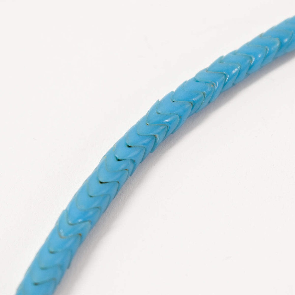 Snake Interlocking Blue Trade Beads