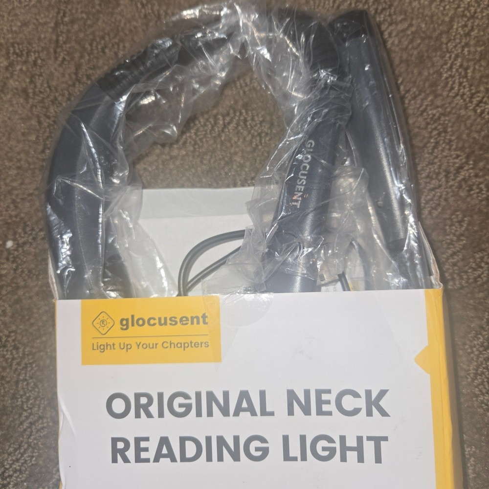 Glocusent Original Neck Reading Light USB C Rechargeable Flexible LED Book Light