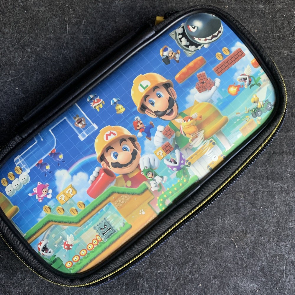 Super Mario Maker 2 : Zippered Case / Travel Box / Protector