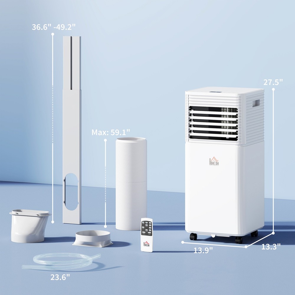 10000 BTU Mobile Air Conditioner for Cooling and Dehumidifying