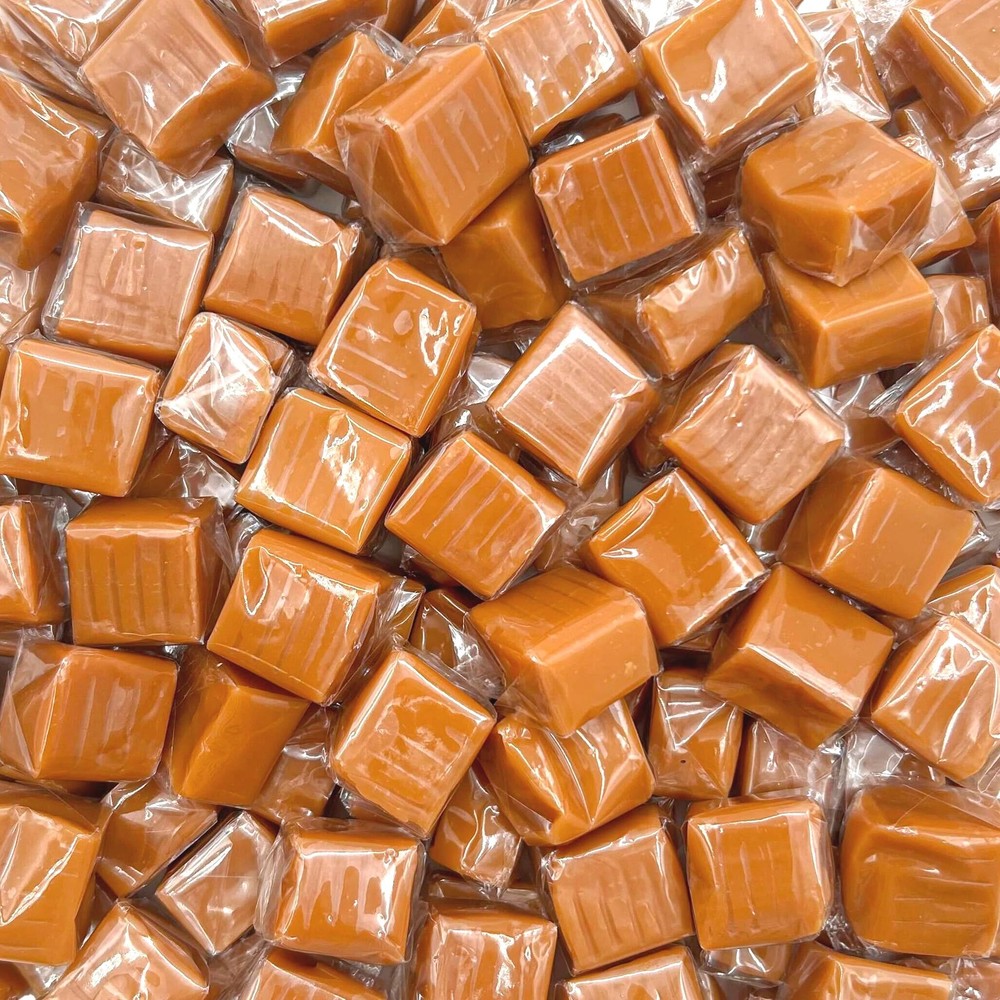 Caramel Cubes Candy | 2 Pound Bag | Individually Wrapped Chews - Approx. 130 ...