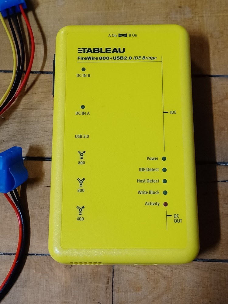 Tableau Ultrablock IDE Bridge Model T5 -Firewire 800 + USB 2.0