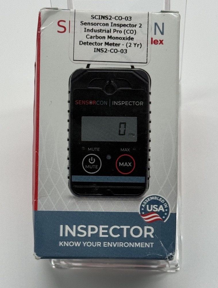 Sensorcon Inspector 2 Personal Carbon Monoxide Detector