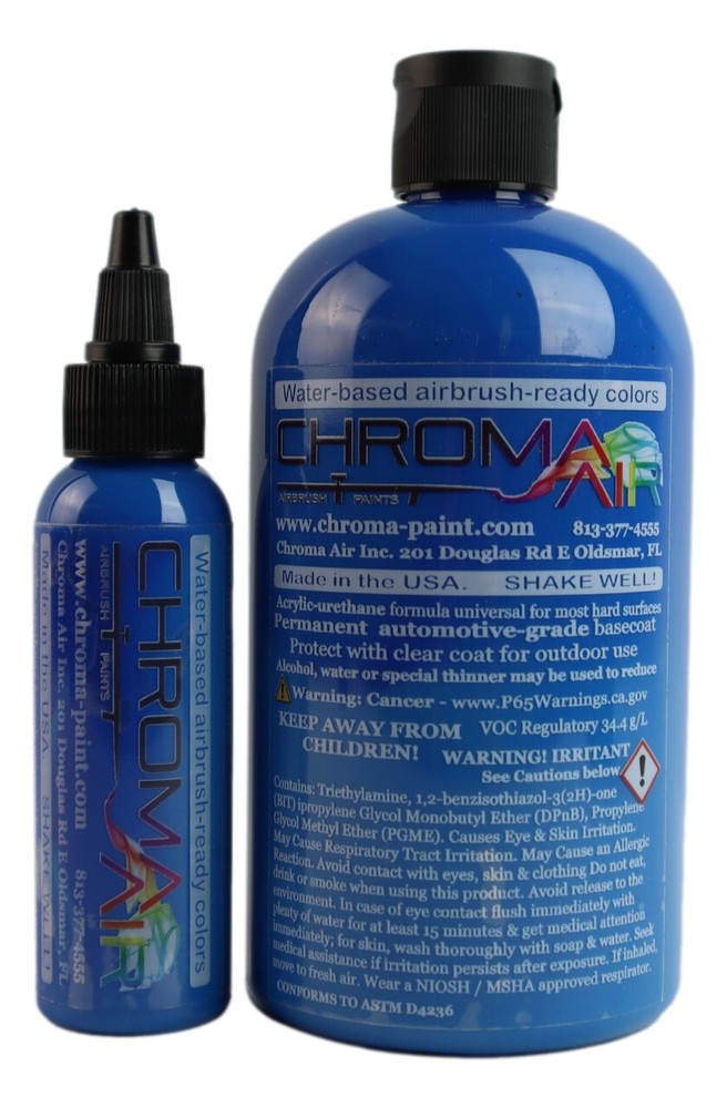 ChromaAir Paints: Transparent Absolute Blue