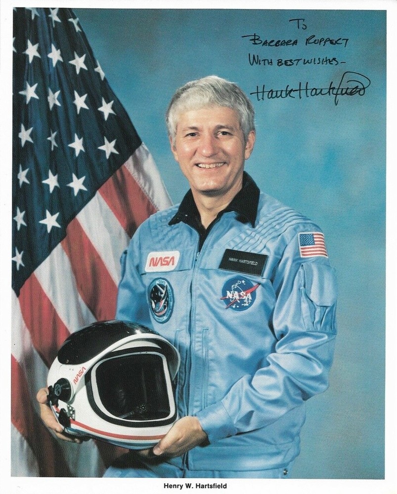 Astronaut Hank Hartsfield Signed NASA Lithograph