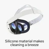 Open Facial Interface For Virtual Reality Headset Comfort Fit