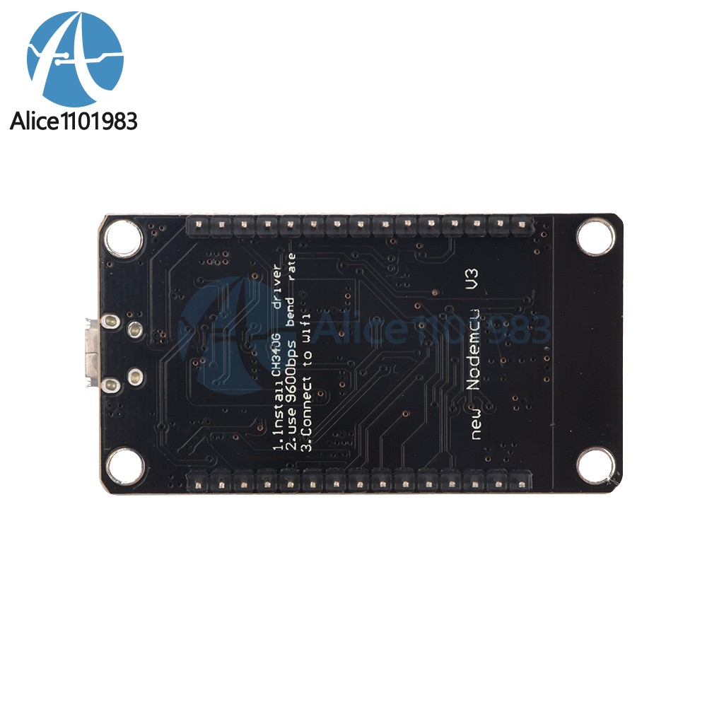 NodeMcu Lua V3 CH340G ESP8266 ESP-12E WIFI Lua Wireless Development Board US