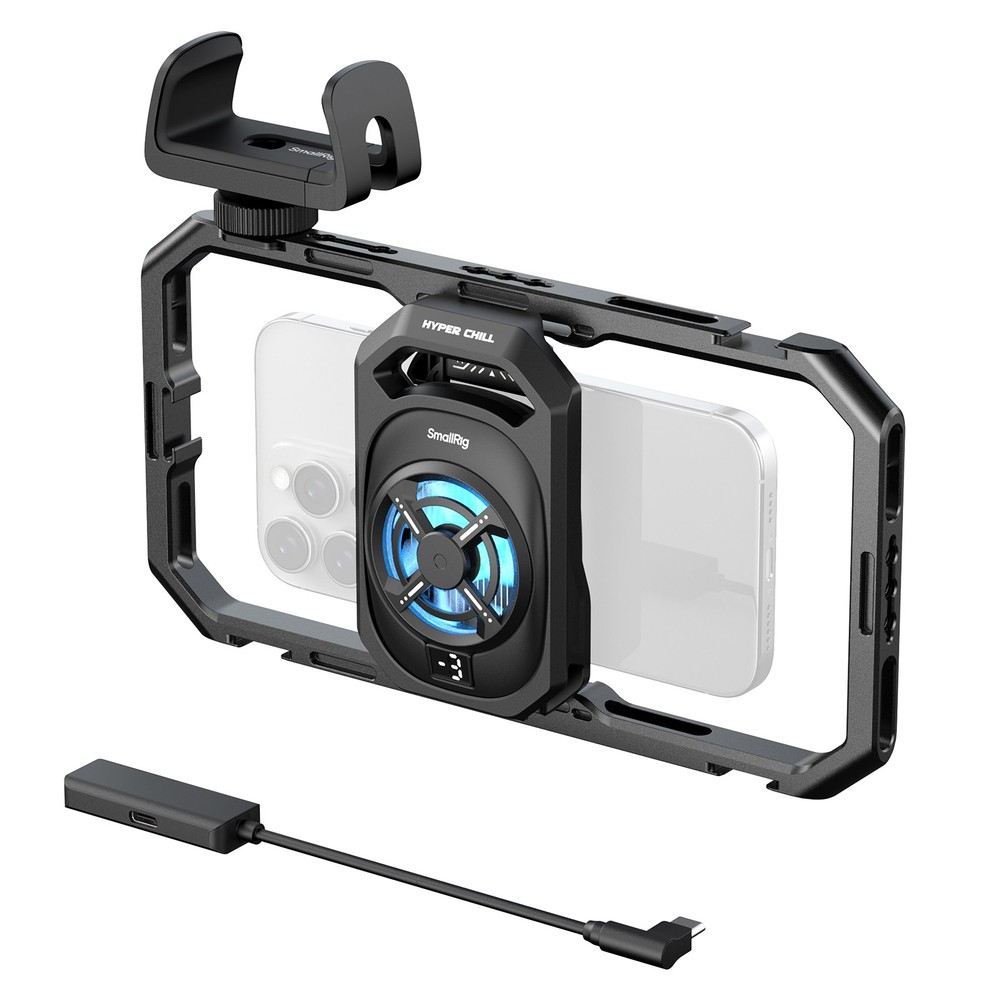 SmallRig Universal Hyper Chill Cooling Phone Cage for iPhone 16/15 forAndroid