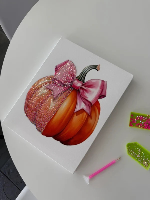 Pumpkin DIY Rhinestone Kit