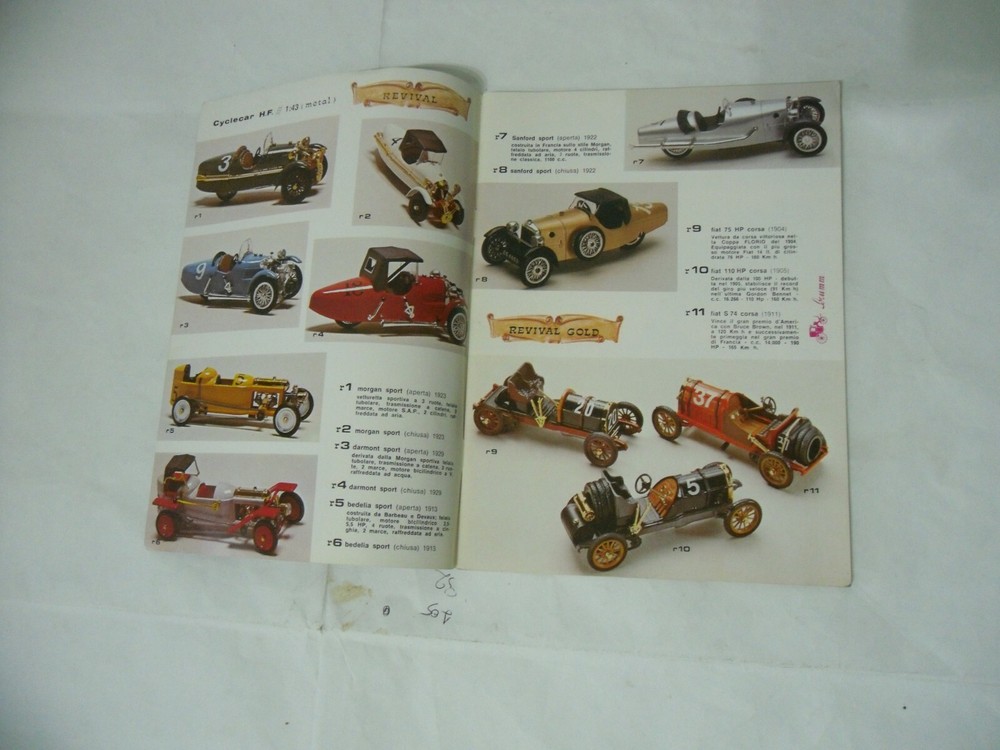 BRUMM 1/43 SCALE MODEL KITS CATALOG - ..