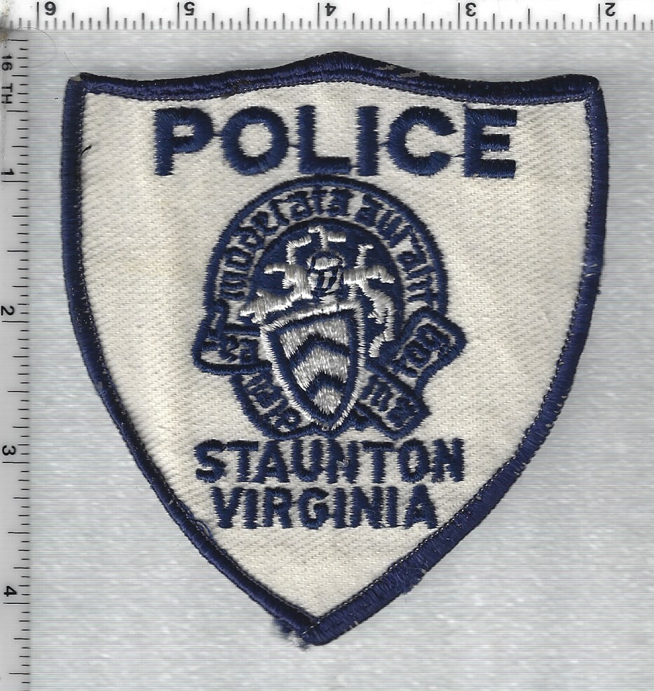 Staunton Police  (Virginia)  Uniform Take-Off Shoulder Patch version 1