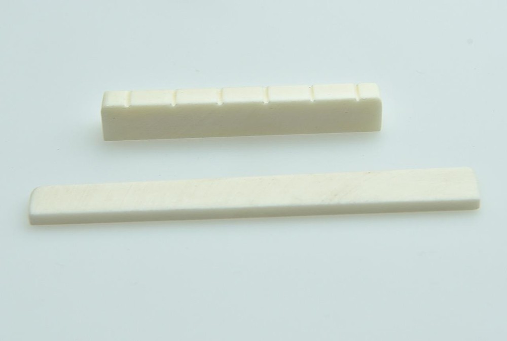 Cattle Bone Spanish Guitar Nut and Saddle Real Pure Classical Bone Nut & Saddle
