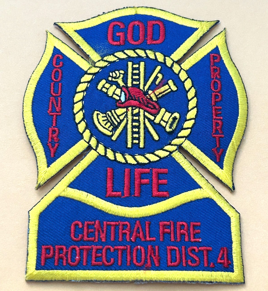 Old Central Lousiana Fire Protection District 4 Patch Unused