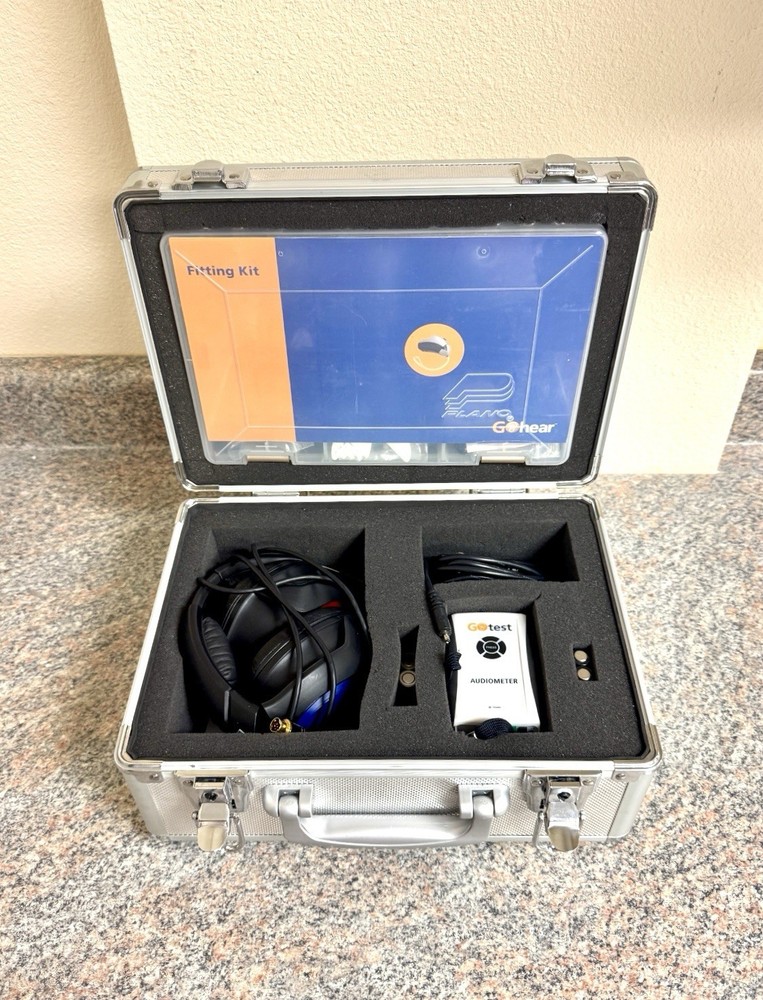 Go Test Portable Audiometer Hearing Testing Kit with Carrying Case Go Hear ENT