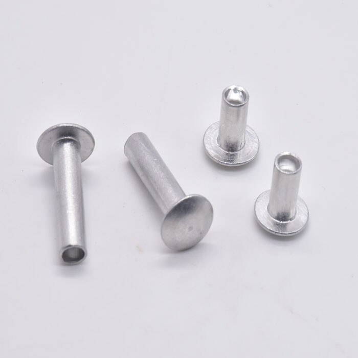 40pcs M6 half hollow round head aluminum rivets solid hand percussion rivet nail