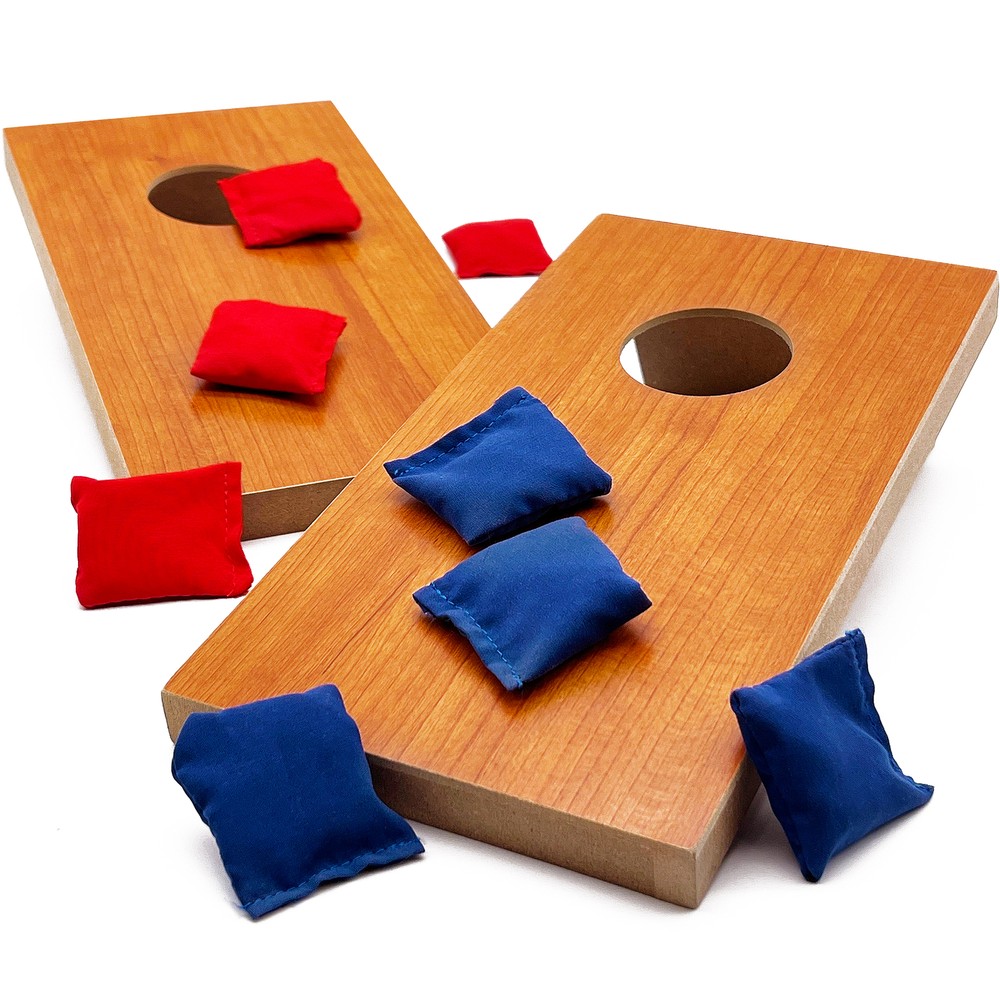 Mini Cornhole Beanbag Set. Fun Tabletop Game