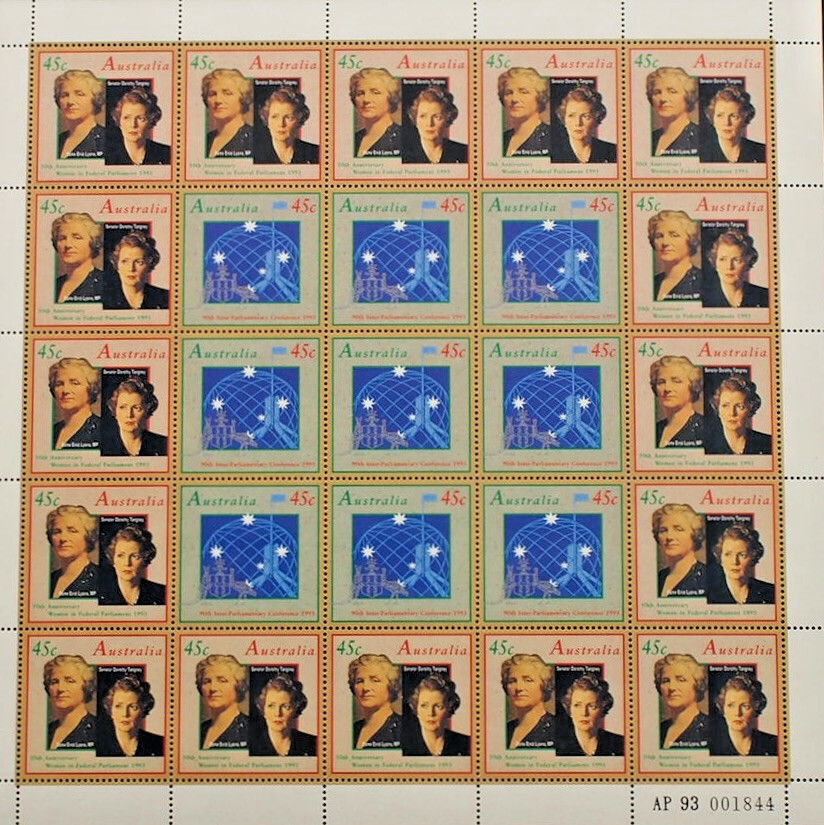 1993 $10 Dame Mary Gilmore Note – 80th Anniv Fed Currency Ltd Ed Folder