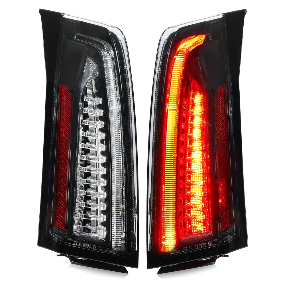 Fit for 2013-2018 Cadillac ATS LED Tail Light Black Conversion Pair Left + Right