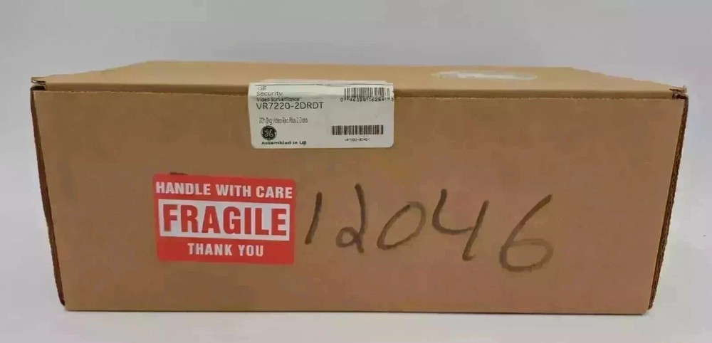 GE Security Interlogix VR7220-2DRDT 2 Ch Dig Video Rec Plus 2 Channel Data ifs
