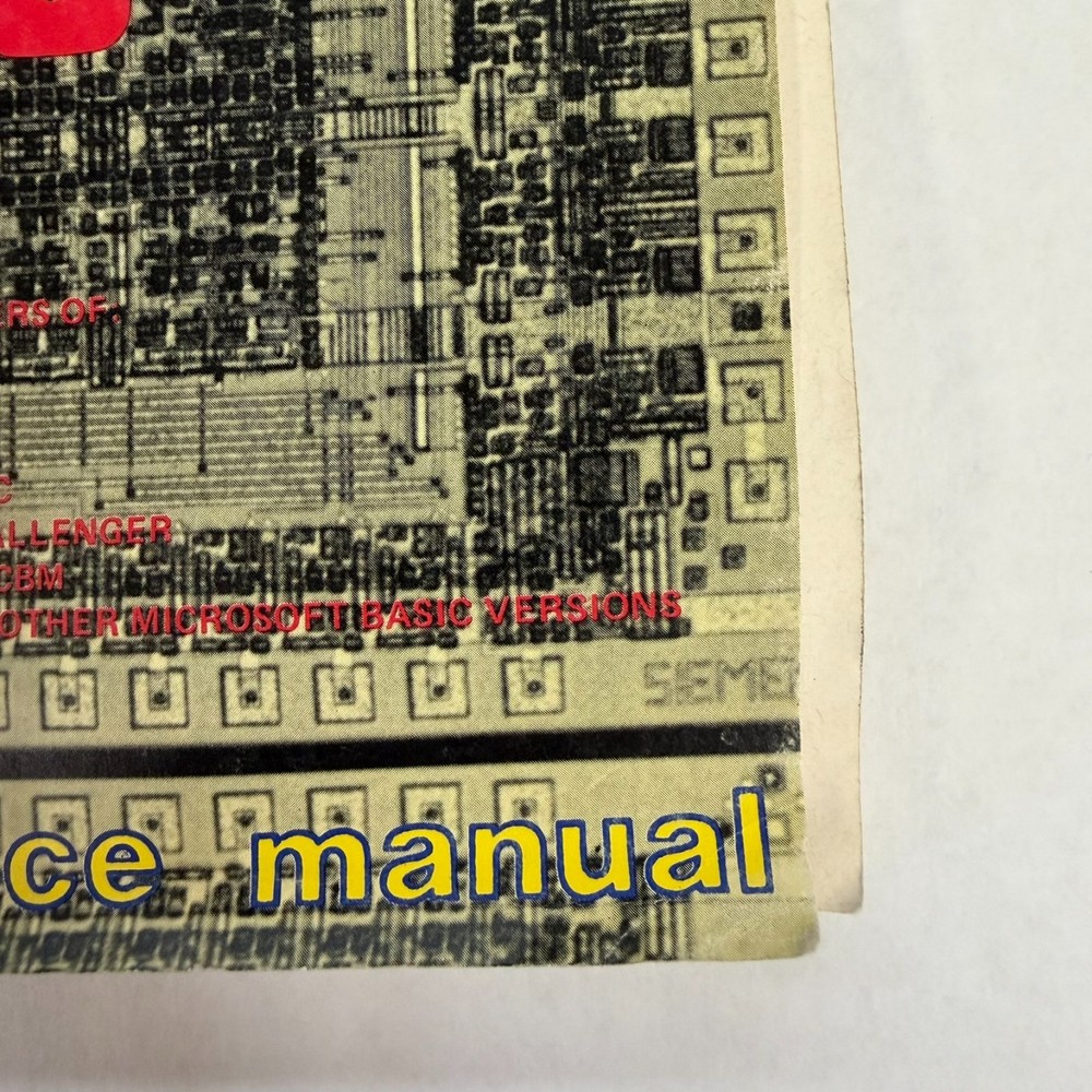 Vintage & Rare Microsoft BASIC 8k Reference Manual Book 1977/79 ALTAIR 8800 MITS