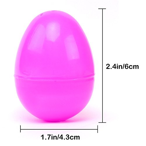 2000 Pcs Easter Eggs,2.4" Assorted Bright Colors Plastic Easter Eggs 2000 Pack