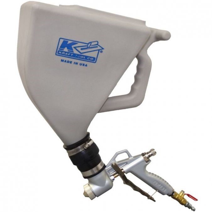 Kraft Tool EZY Deck Pro Gun & Hopper Sprays Overlay and Decking Material